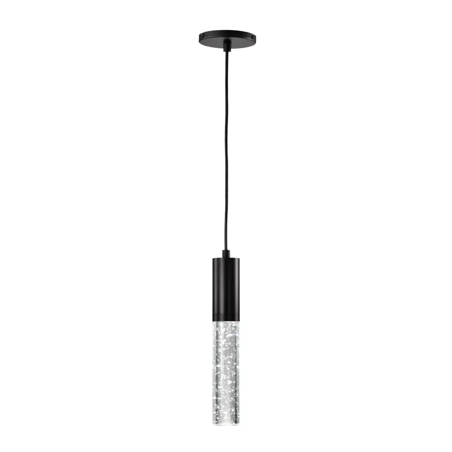 Lacey 2" LED Mini Pendant with K9 Bubble Crystal - Image 6