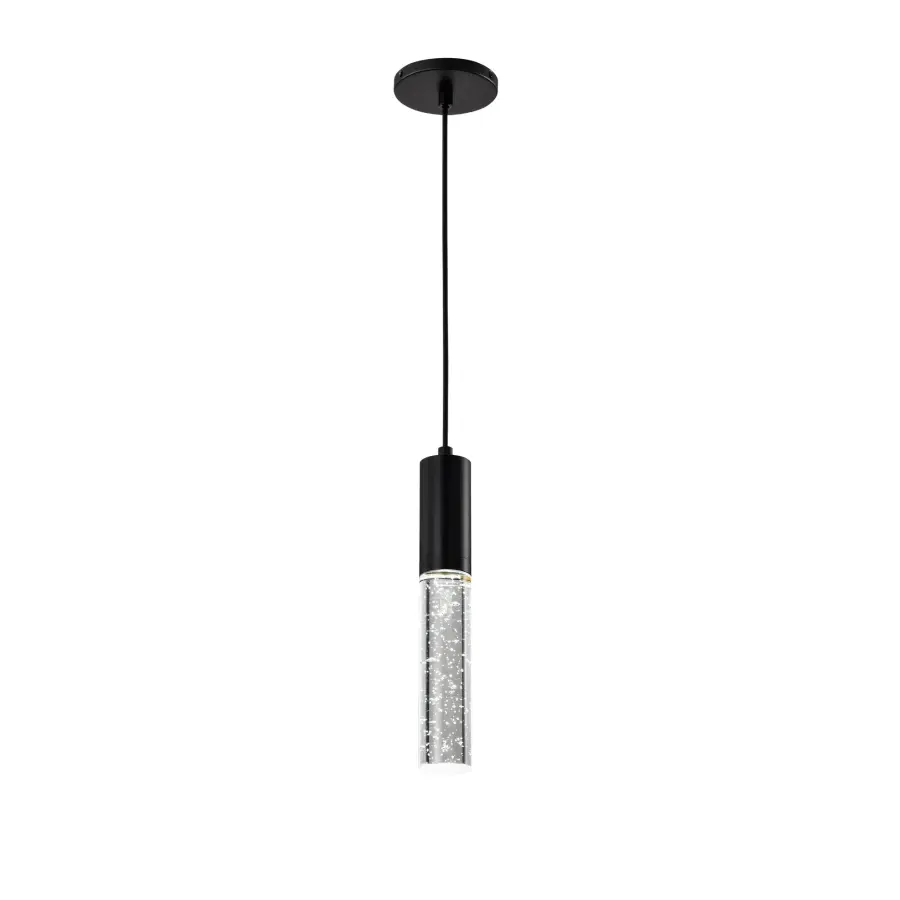 Lacey 2" LED Mini Pendant with K9 Bubble Crystal - Image 8