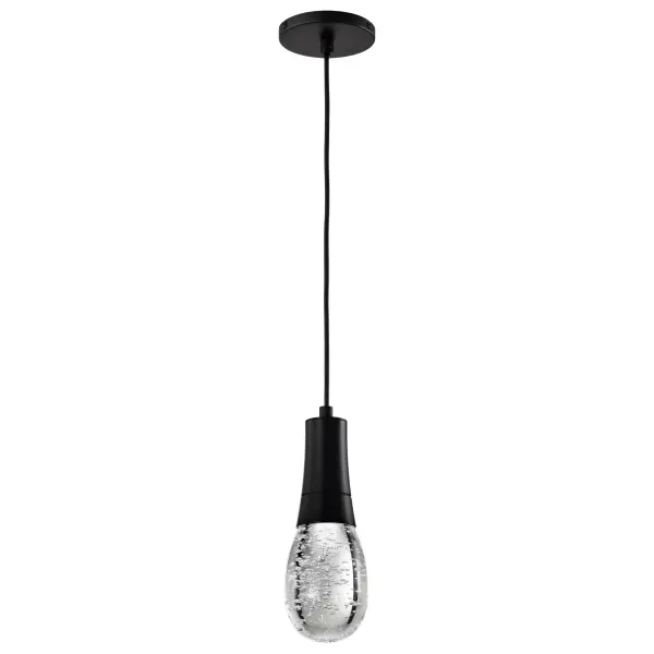 Lacey 4" LED Smart Pendant with Bubble Crystal - Image 1