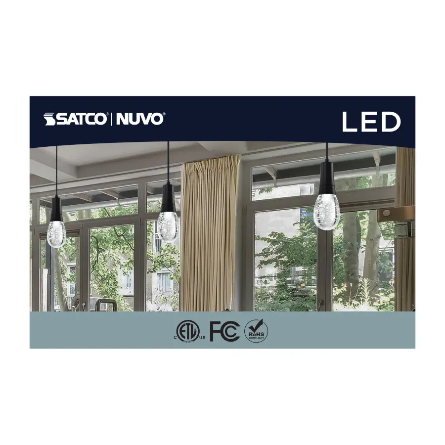 Lacey 4" LED Smart Pendant with Bubble Crystal - Image 21