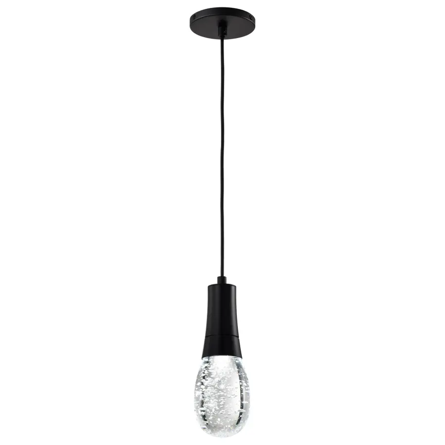 Lacey 4" LED Smart Pendant with Bubble Crystal - Image 4
