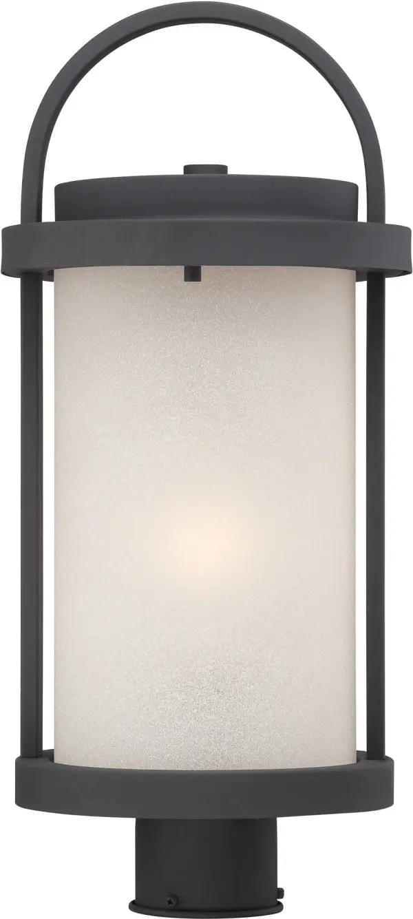 The Willis LED Post Light combines traditional styling with modern LED efficiency. Its black finish and antique white glass create a timeless look perfect for illuminating pathways, driveways, and entryways with warm 3000K light.