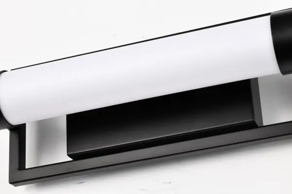 Canal LED Small Vanity Light in Matte Black - Image 13