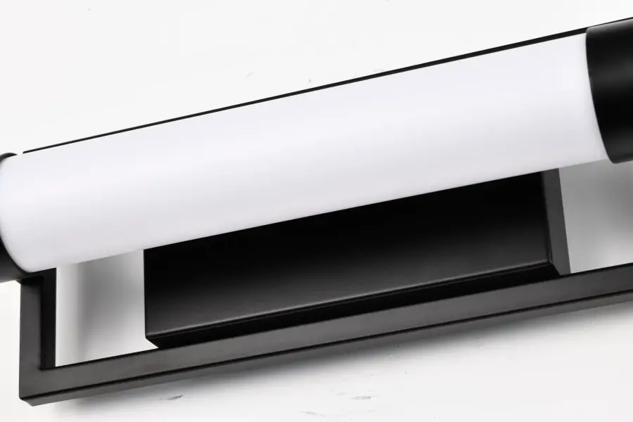 Canal LED Small Vanity Light in Matte Black - Image 13