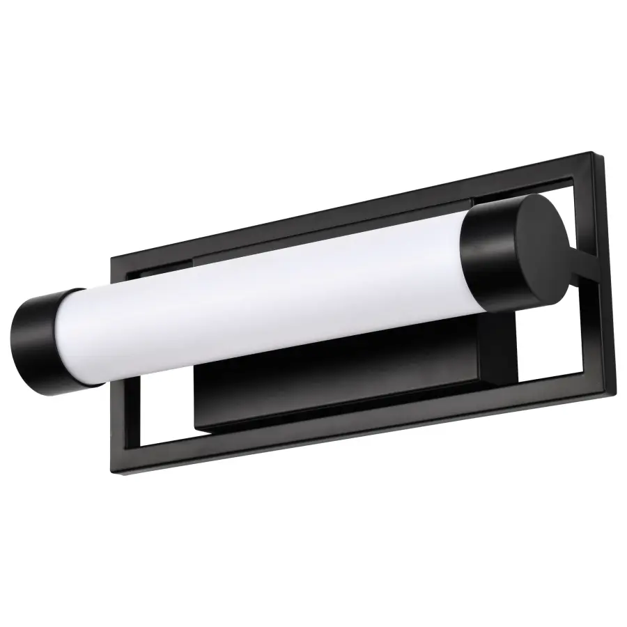 Canal LED Small Vanity Light in Matte Black - Image 4