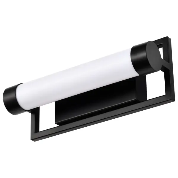 Canal LED Small Vanity Light in Matte Black - Image 5