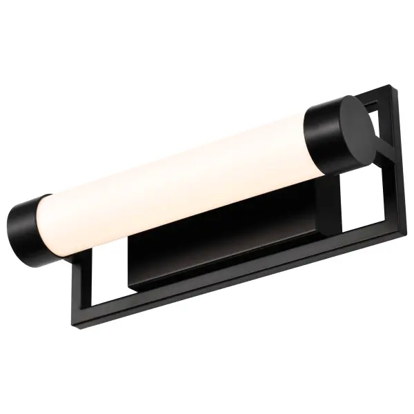 Canal LED Small Vanity Light in Matte Black - Image 6