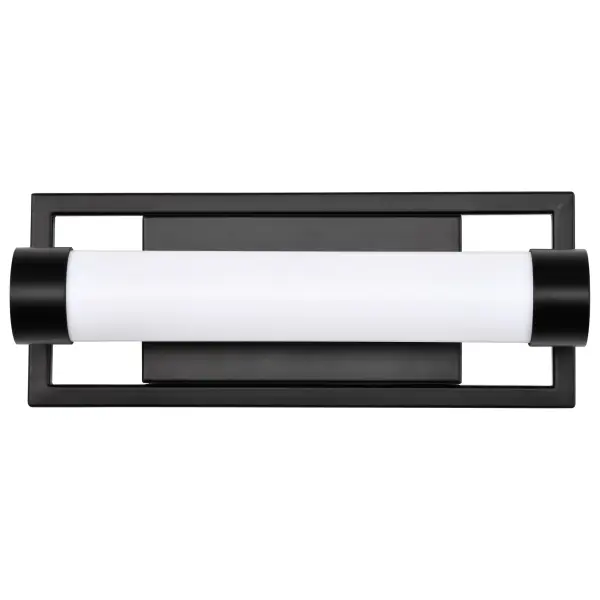 Canal LED Small Vanity Light in Matte Black - Image 7
