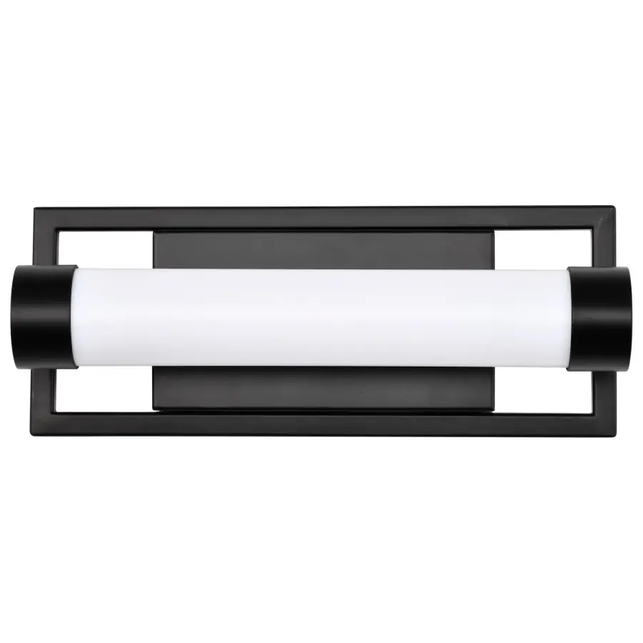 Canal LED Small Vanity Light in Matte Black - Image 7