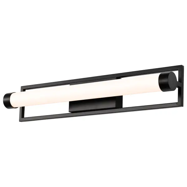 Canal LED Medium Vanity Light - Matte Black - Image 2