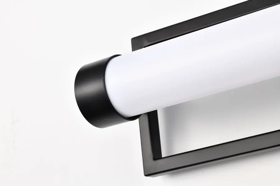 Canal LED Medium Vanity Light - Matte Black - Image 12