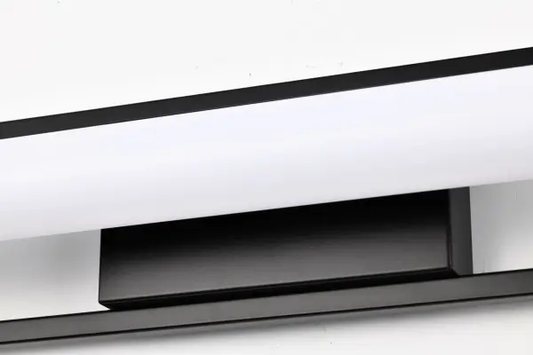 Canal LED Medium Vanity Light - Matte Black - Image 14