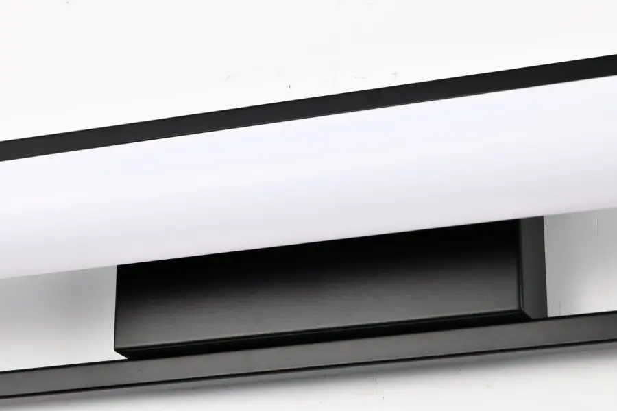 Canal LED Medium Vanity Light - Matte Black - Image 14