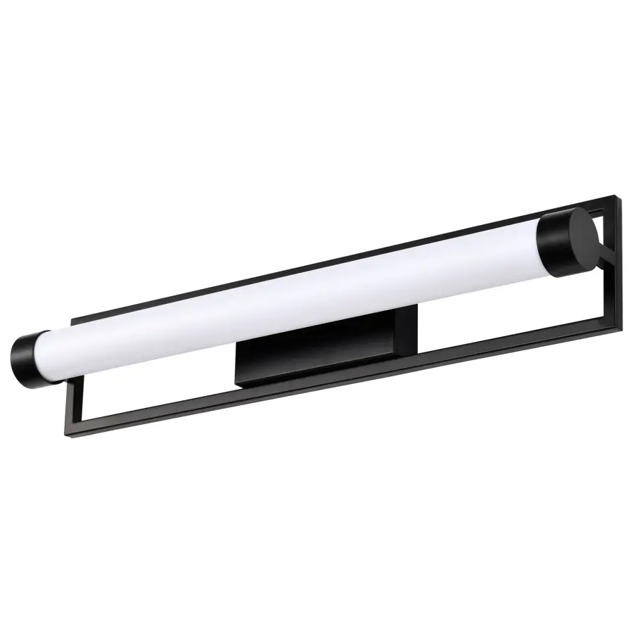 Canal LED Medium Vanity Light - Matte Black - Image 4
