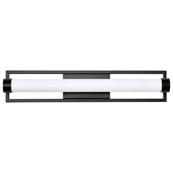 Canal LED Medium Vanity Light - Matte Black - Image 7