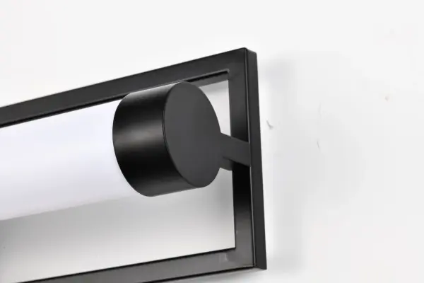 Canal LED Medium Vanity Light - Matte Black - Image 10