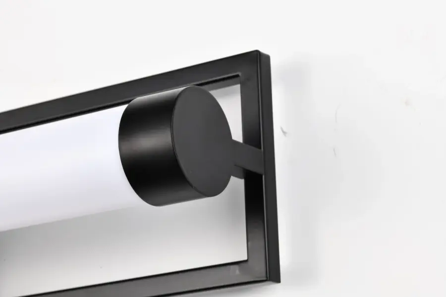 Canal LED Medium Vanity Light - Matte Black - Image 10