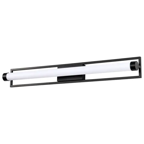 Canal LED Large Vanity Light in Matte Black - Image 1