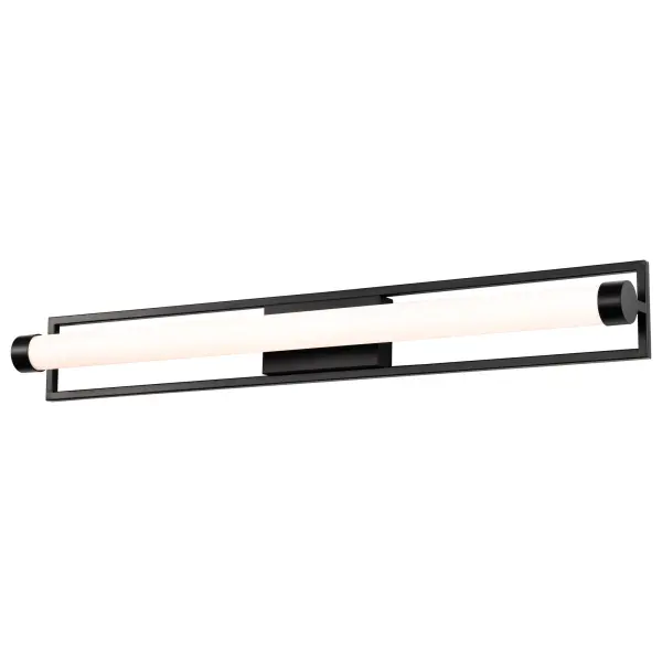 Canal LED Large Vanity Light in Matte Black - Image 2