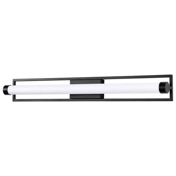 Canal LED Large Vanity Light in Matte Black - Image 3