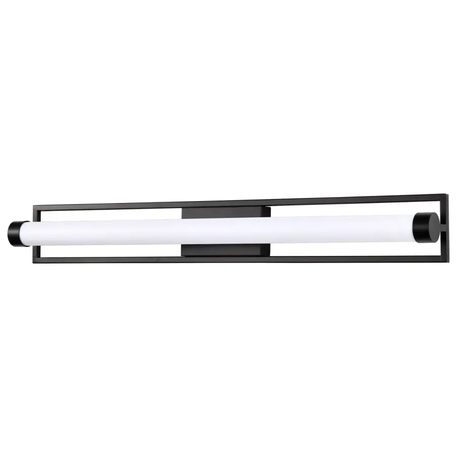 Canal LED Large Vanity Light in Matte Black - Image 3
