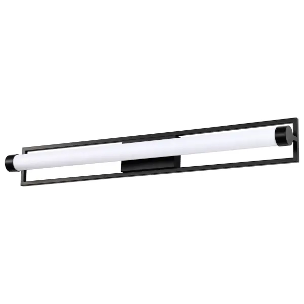 Canal LED Large Vanity Light in Matte Black - Image 5
