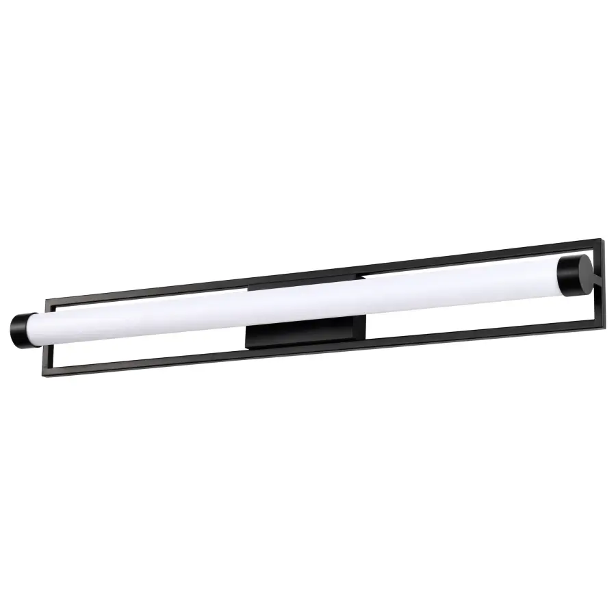 Canal LED Large Vanity Light in Matte Black - Image 5