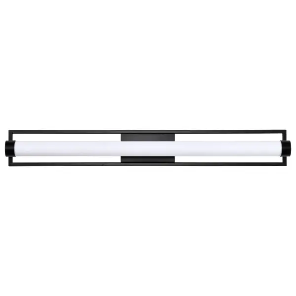 Canal LED Large Vanity Light in Matte Black - Image 7