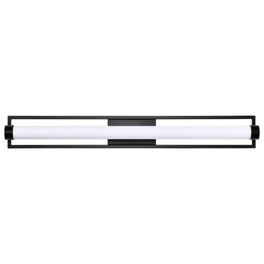 Canal LED Large Vanity Light in Matte Black - Image 7