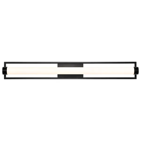 Canal LED Large Vanity Light in Matte Black - Image 8