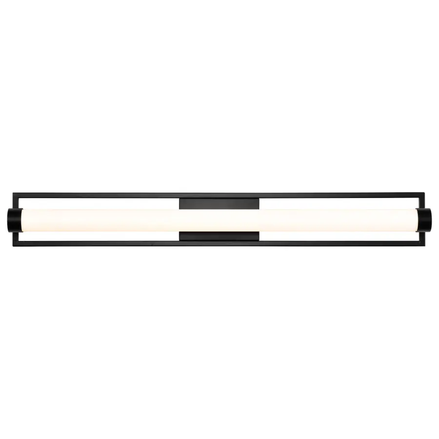 Canal LED Large Vanity Light in Matte Black - Image 8