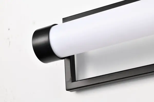 Canal LED Large Vanity Light in Matte Black - Image 10