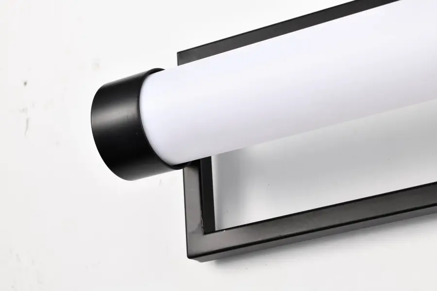 Canal LED Large Vanity Light in Matte Black - Image 10