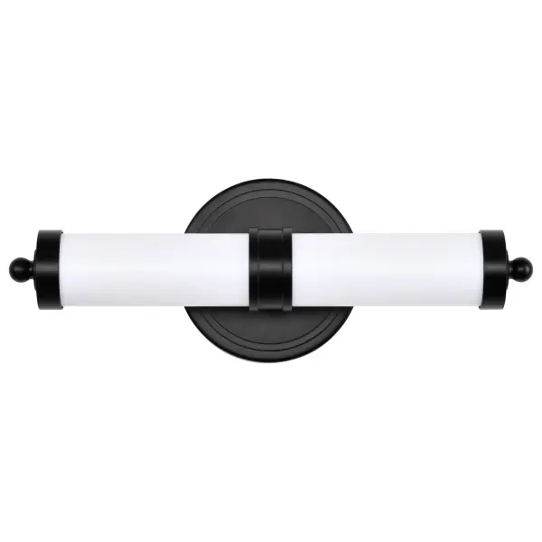 Kagen LED Small Vanity Light in Matte Black - Image 7