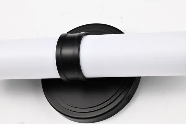 Kagen LED Small Vanity Light in Matte Black - Image 10