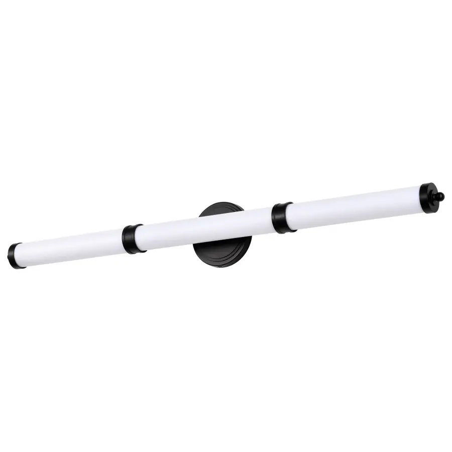 Kagen LED Large Vanity Light in Matte Black - Image 1