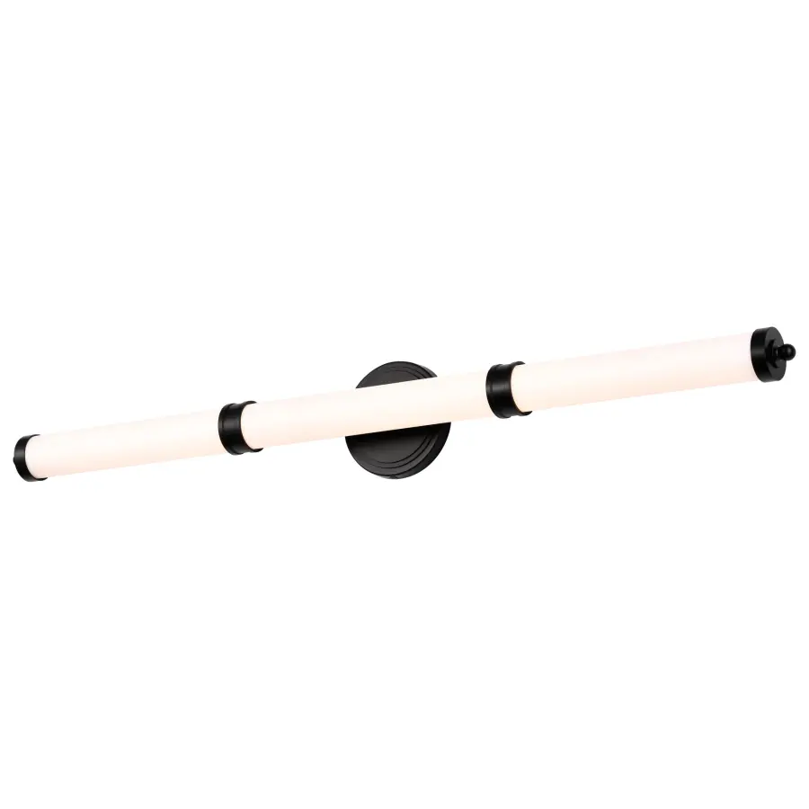 Kagen LED Large Vanity Light in Matte Black - Image 2