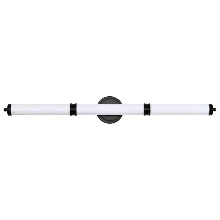 Kagen LED Large Vanity Light in Matte Black - Image 3