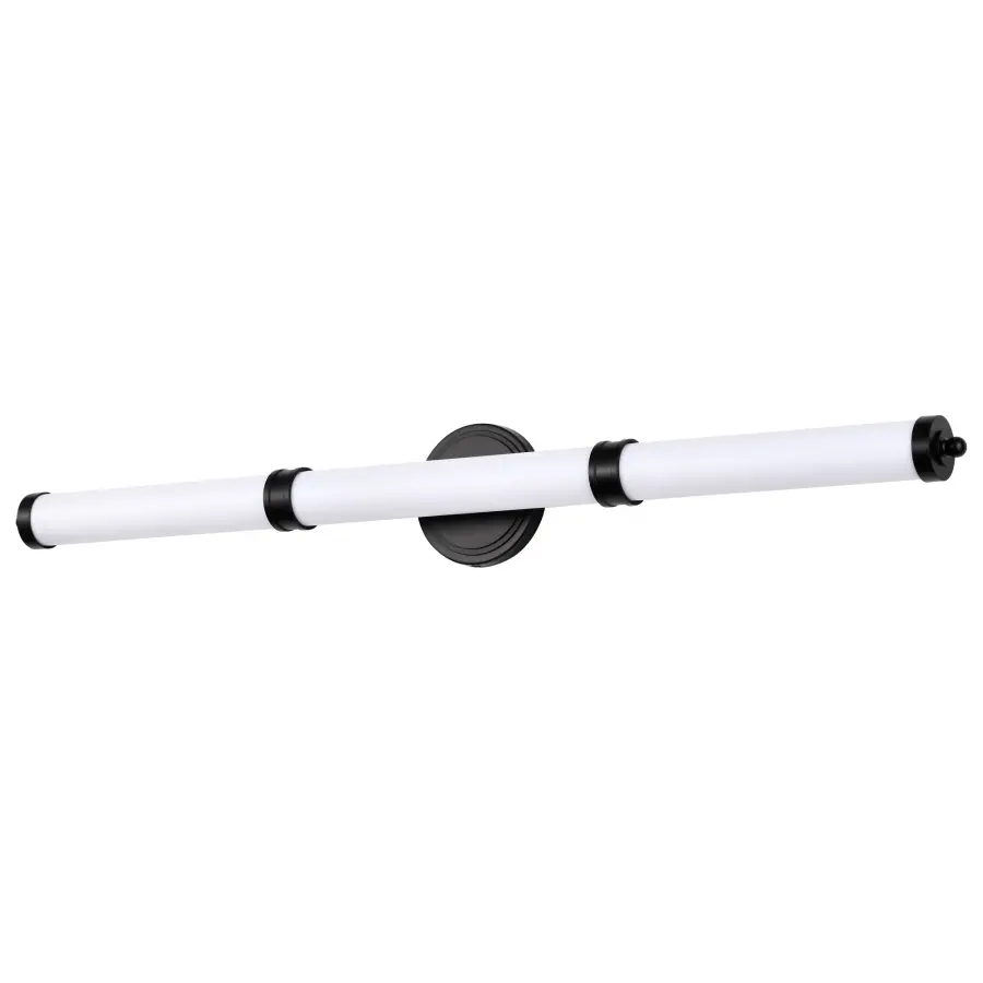 Kagen LED Large Vanity Light in Matte Black - Image 5