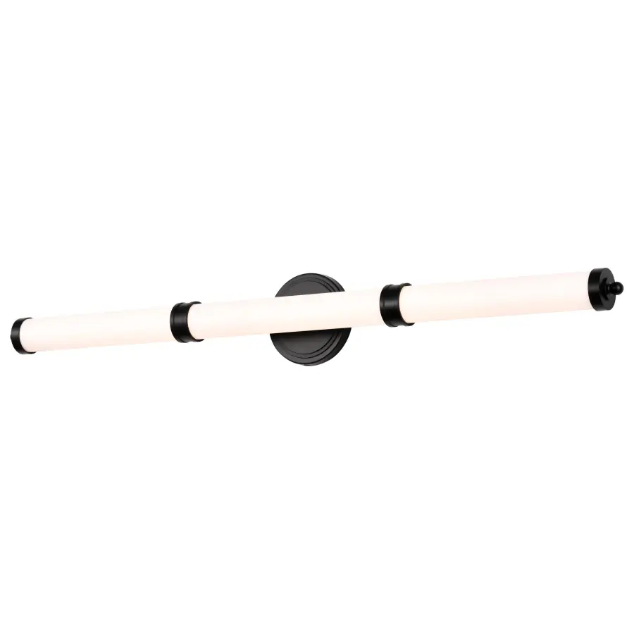 Kagen LED Large Vanity Light in Matte Black - Image 6
