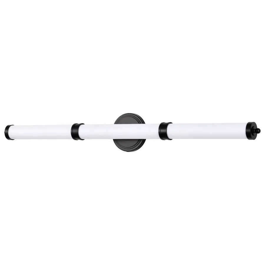 Kagen LED Large Vanity Light in Matte Black - Image 7