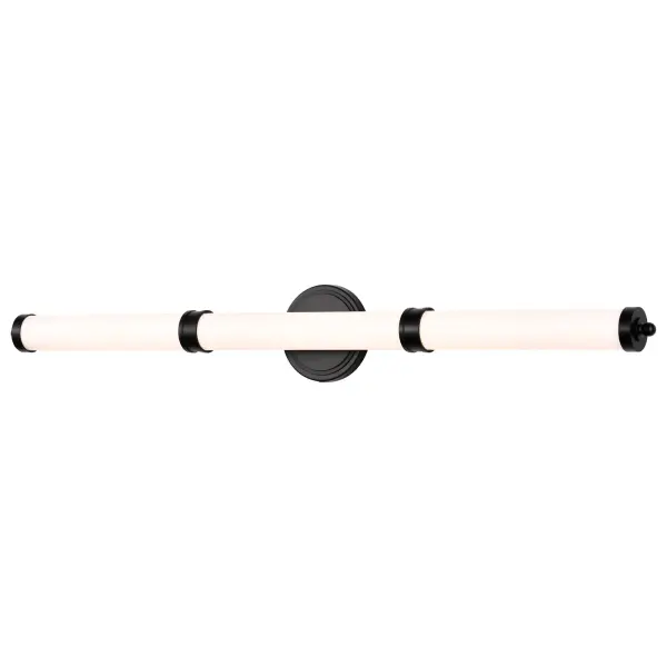 Kagen LED Large Vanity Light in Matte Black - Image 8