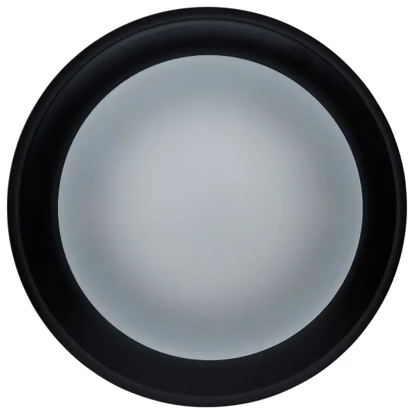 18W LED Flush Mount Ceiling Light - 12 Inch Matte Black with Frosted Glass - Image 13