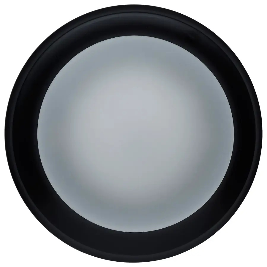 18W LED Flush Mount Ceiling Light - 12 Inch Matte Black with Frosted Glass - Image 13