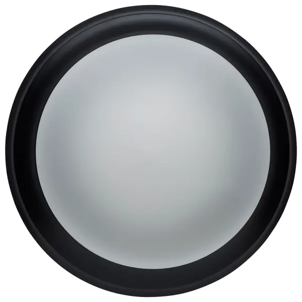 14" Matte Black LED Flush Mount with Frosted Glass - Image 13