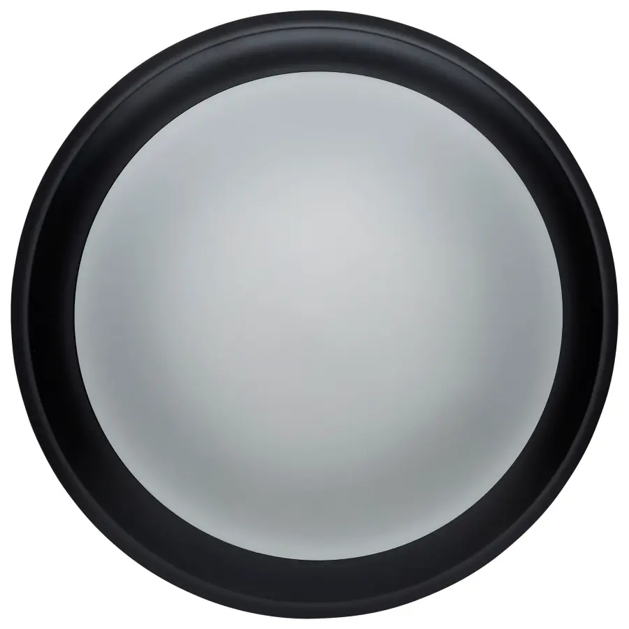 14" Matte Black LED Flush Mount with Frosted Glass - Image 13