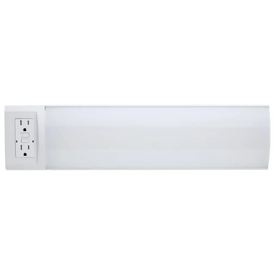 18" LED Ceiling Wrap with Dual GFCI Outlets - Image 2