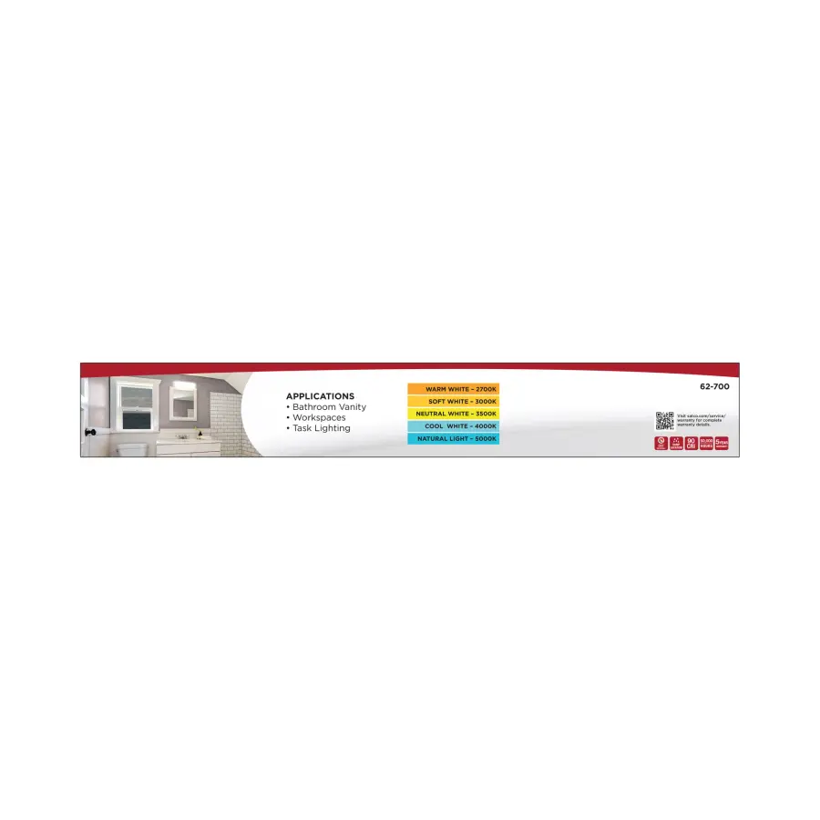 18" LED Ceiling Wrap with Dual GFCI Outlets - Image 10