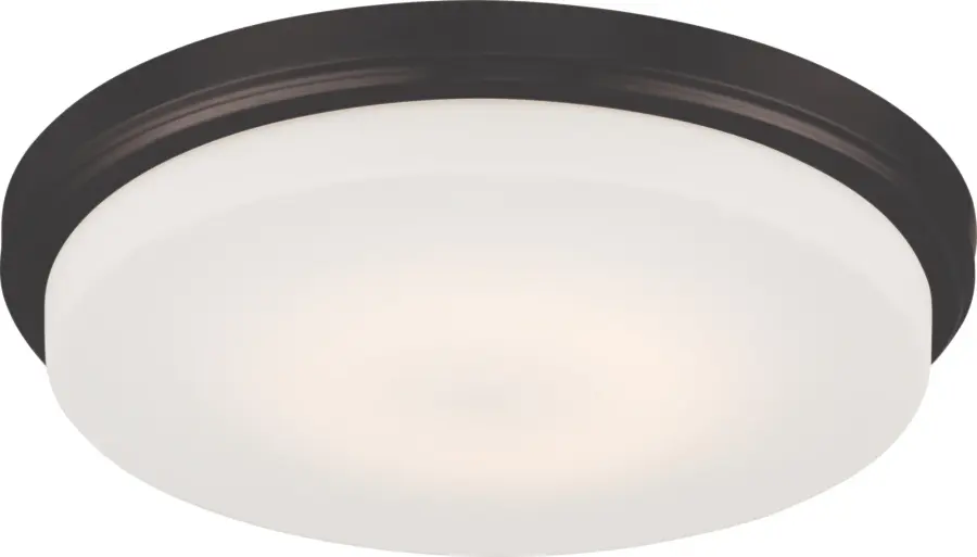 Dale LED Flush Mount with Opal Frosted Glass - Image 1