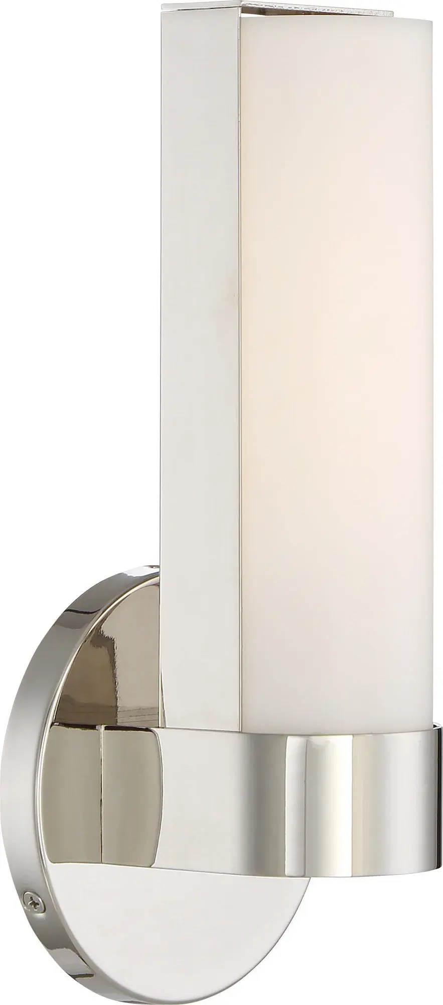 Bond LED Wall Sconce with White Acrylic Lens